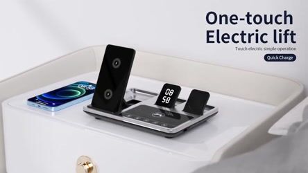 ویدئو معرفی استند شارژ بیسیم چند کاره آدام المنتس مدل Omnia M3 Plus