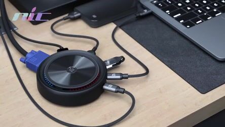 ویدئو معرفی پد شارژ بیسیم و هاب هفت کاره آدام المنتس مدل CASA 07