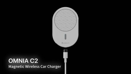 ویدئو معرفی شارژر و استند مگنتی خودرو آدام المنتس مدل OMNIA C2