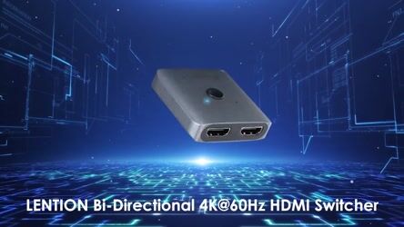 ویدئو معرفی تبدیل یک به دو پورت HDMI لنشن مدل S32