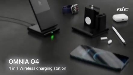 ویدئو معرفی پد شارژ بیسیم چند کاره آدام المنتس مدل OMNIA Q4