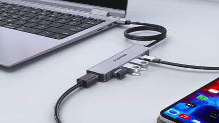 ویدئو معرفی هاب پنج پورت USB لنشن مدل HE32