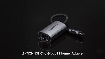 ویدئو معرفی تبدیل USB-C به LAN لنشن مدل CU604