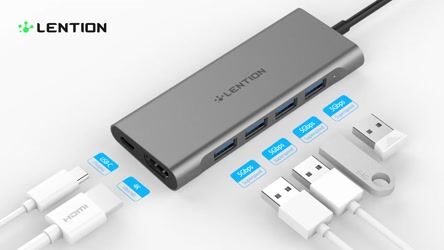 ویدئو معرفی هاب شش پورت USB-C لنشن مدل C35